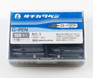ペン先　タチカワ　T-3 Gペン　100本入り＜入り数110本＞