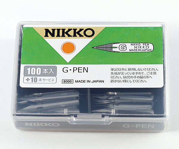 ペン先 日光 Gペン 100本入り<入り数110本>