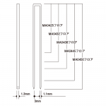 ステープル（フロア用）　MA04 フロアステープル　（JIS呼び　4□  MA）
